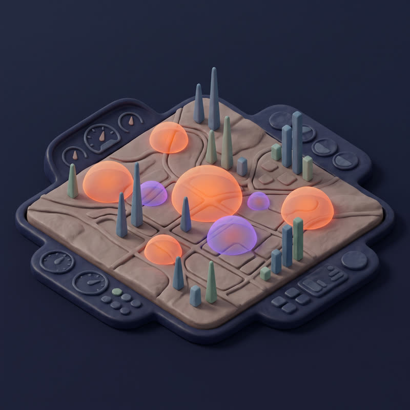 Illustration of a manager's community risk map